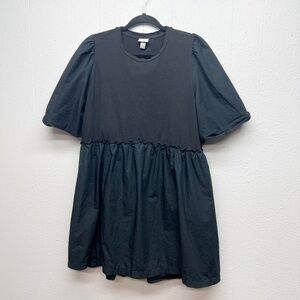 A New Day Mixed Media Cotton Cottagecore Chic Feminine Neutral Womens Dress XXL